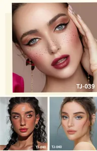 Face freckle star stickers temporary tattoos makeup decal for festival party wear details