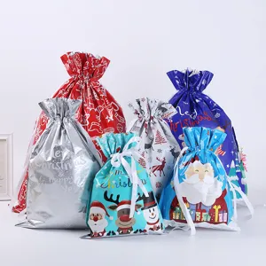 Weihnachtsgeschenkbeutel Set Feiertagsverpackung Aufbewahrungsbeutel festliche Deko