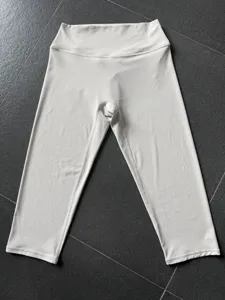 Women's high waist yoga capris tummy control sports fitness running workout cropped pants
