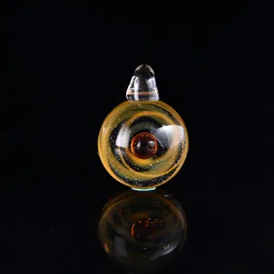 Exquisite handmade glass galaxy pendant starry universe sphere crystal DIY jewelry accessory view