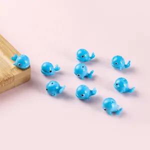 Handmade Glass Whale Bead Cute Marine Animal Loose Beads For DIY Jewelry Making Necklace Earrings Craft Accessories
