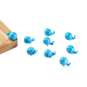 Blue whale glass beads loose charms for DIY handmade necklaces earrings ocean jewelry making