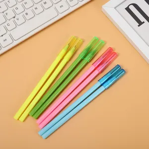 Kleurrijke gelpen set snoepkleur esthetisch schattig kantoor schoolbenodigdheden