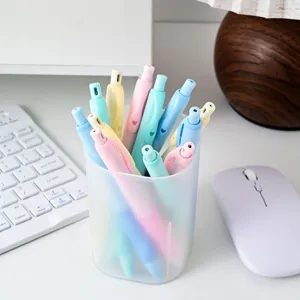 Set de lápices mecánicos pastel con portalápices, papelería estética bonita para oficina y escuela.
