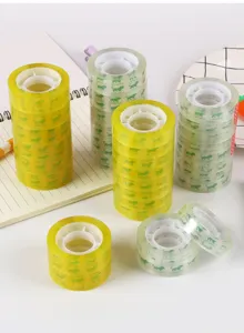 Clear adhesive tape bulk pack stationery office sealing packing craft 1.8cm rolls