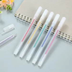 Colorful Glitter Gel Pen Set Highlighters Pastel Metallic Neon Ink Pens For Journaling Drawing School Office Supplies