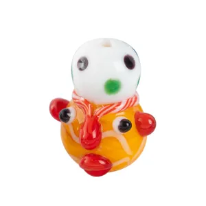 Handmade Phoenician face glass bead DIY bracelet jewelry accessory guardian charm