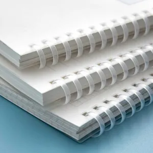 A5 soft silicone spiral notebook with thick paper, grid and lined inner pages for students.