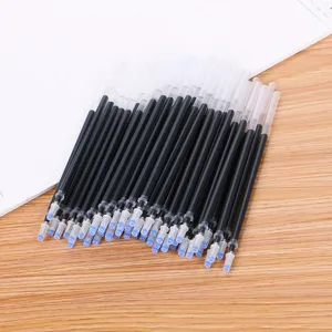 Black gel ink pen refills bulk pack, 0.5mm fine tip for smooth writing stationery supplies.