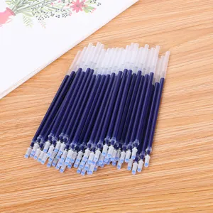 Gel pen refills blue ink 0.5mm smooth writing standard replacement stationery school office supplies