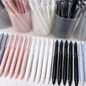 Penna gel retrattile Morandi con impugnatura in silicone e ricarica rapida per ufficio.