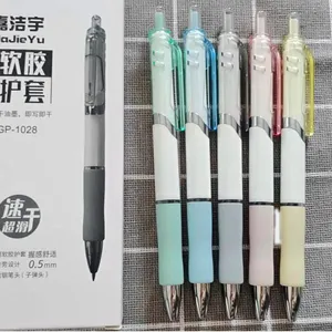 Set di penne gel colorate con impugnatura morbida, inchiostro ad asciugatura rapida e punta da 0,5 mm.