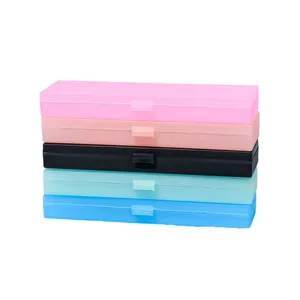 Macaron pencil box portable multi-functional student storage box minimalist style