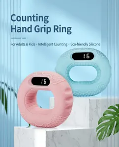Entraîneur de force de préhension en silicone intelligent avec compteur numérique pour le sport.