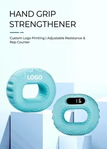 Renforçateur de préhension en silicone avec compteur numérique, entraîneur de doigts.