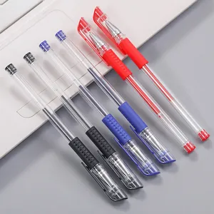 Fine Point Gel Pen Black Blue Red Ink Rollerball Pen Smooth Writing Pen For Office And School Student Stationery