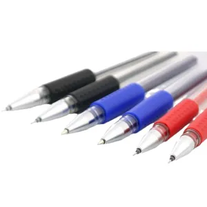 0.5mm gel pens smooth writing black blue red ink ballpoint pens for office school use