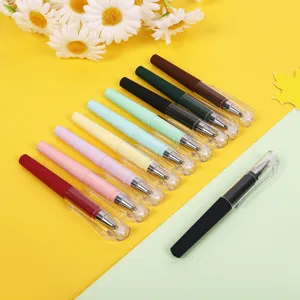 Ensemble de mini stylos gel de poche colorés stylos courts portables fournitures scolaires