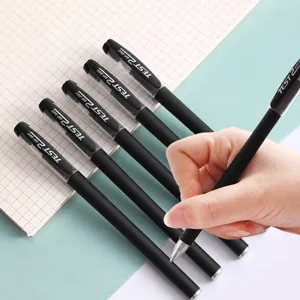 Gel Ink Pen Fine Point Smooth Writing Black Red Blue Refill Student Exam Office Writing Stationery Supply