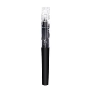 Stylo gel de poche miniature portable avec capuchon transparent pour l'école et le bureau.
