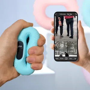 Rafforzatore di presa manuale intelligente in silicone con Bluetooth per dita e cambio pagina