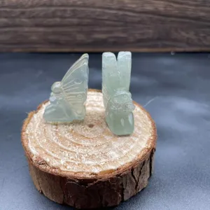 Natural gemstone flower fairy crystal carving healing crystal stone figurine home decor gift