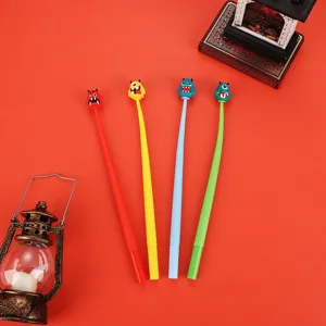 Set penne gel Halloween simpatico mostro giocattolo cartoleria studente scrittura