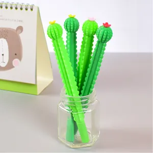 Penna Gel Fiore Kaktus Carina Creativa Inchiostro Nero Penne Firma Cancelleria Ufficio Forniture Scolastiche Studenti Strumento di Scrittura