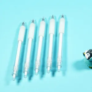 Set van inktloze eeuwige potlood transparante behuizing duurzaam schrijven school