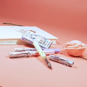Cute creative girl fountain pen direct liquid replaceable ink sac blue student stationery