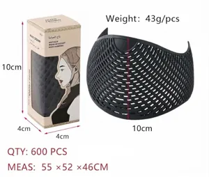 Taj crown anti-slip hijab headband for women, lightweight mesh hair accessory 43g.