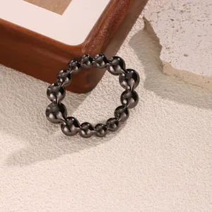 Glossy metal beaded scarf ring buckle, minimalist elegant minimalist daily fashion accessory.