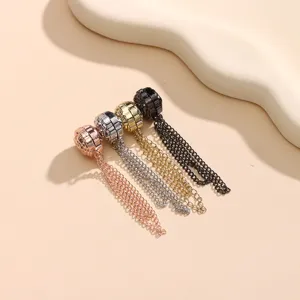 Magnetic clothing clips chain set waist tightener t-shirt shortening metal buttons 4pcs