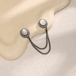 Magnetische Broche Ketting Nep Oog van Kat Sjaal Gesp Kleding Accessoires Mode Stijl