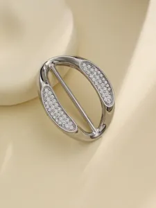 Clothing corner ring, rhinestone metal buckle, t-shirt hem fastener, scarf buckle accessory.