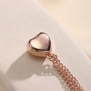Rose gold heart magnetic buckle multi-functional clothing clip fashion scarf shawl pin accessory