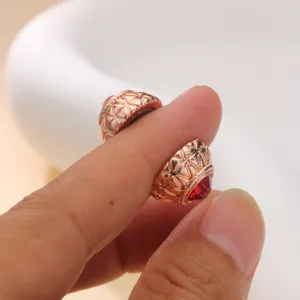Magnetic scarf clip rose gold magnetic buckle for women fashion headscarf accessory