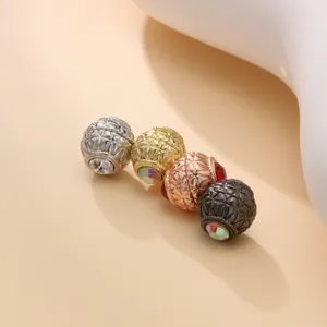 Multifunctional magnetic scarf clip set, crystal rhinestone ball clasps for daily hijab fashion.