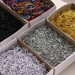 Multi-functional Metal Bulb Safety Pins Boxed Calabash Pins Gourd Pins For Clothing Scarf And Garment Fixation