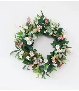 Ghirlanda di fiori artificiali per decorazioni domestiche, pareti e feste nuziali.