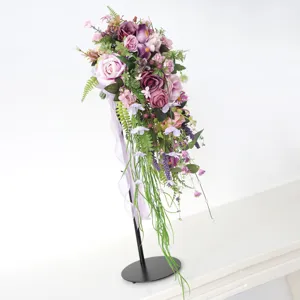 Künstlicher Hochzeits Tränen Brautstrauß künstliche Blumen Hochzeit Deko Fotografie Requisiten