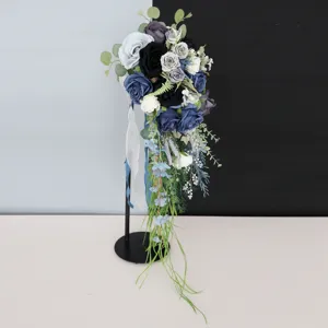 Künstlicher Rosen Kaskaden Brautstrauß für Outdoor Hochzeit Fotografie und Dekoration