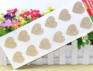 Kristall Strass Herz Aufkleber DIY Acryl Handy dekorative Diamant Aufkleber große Karte