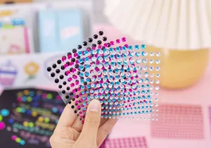 Acrylic rhinestone stickers DIY crystal diamond stickers for phone and album decor