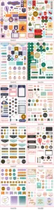 Planner stickers set vakantie decoratief dagboek motivatie memo briefpapier creatief