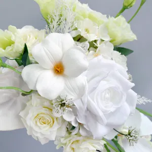 Skandinavischer künstlicher Braut Tropfen Blumenstrauß für Hochzeit Heimdeko Fotografie.