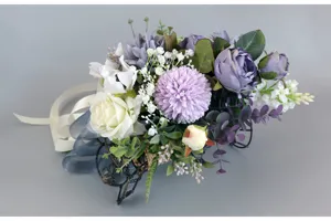 Europäische Hochzeit Brautstrauß künstliche Blumen Heimdeko Blumenarrangement Requisiten