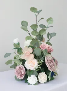 Künstliche Blumen Gesteck Tischdeko für Hochzeit Feier Party Deko Blumenstrauß.