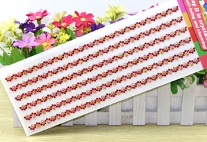 Acryl strass sticker vel, DIY ambacht diamant kristal strip voor telefoon decor.