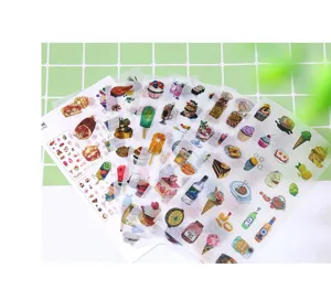 Aquarell Lebensmittel Dessert Washi Aufkleber süße dekorative Planer Scrapbooking